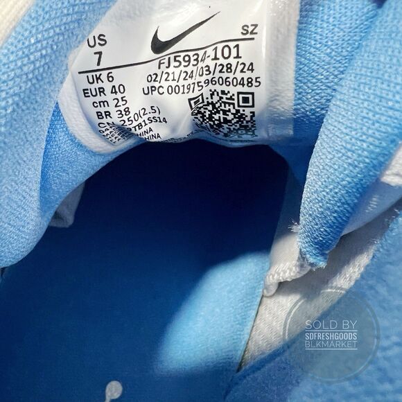 Nike Air Jordan 9 Low Golf  University Blue FJ5934-101 Mens Size 7 main image 4